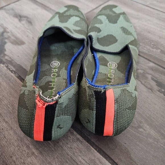 Rothy's Olive Camo Loafers - Picture 2 of 8